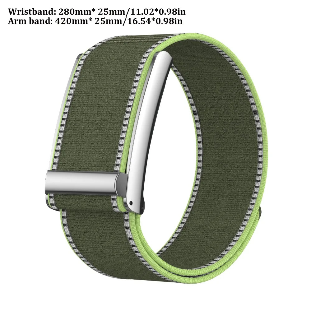 Nylon Adjustable Sports Bicep Arm Band+Metal Bumper Case For Whoop 5.0/5.0 MG