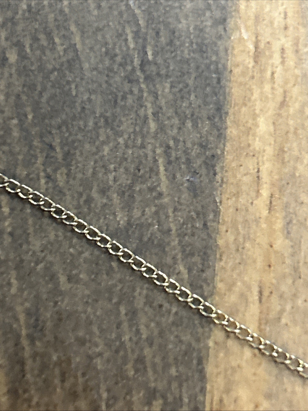 17.25” 14 Karat Gold Filled Curb Chain .77 Grams