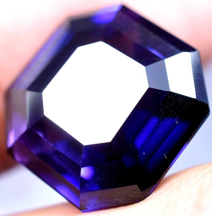 RARE Natural Purple-Blue Tanzanite 18.55 CT IF Certified Flawless Loose Gemstone