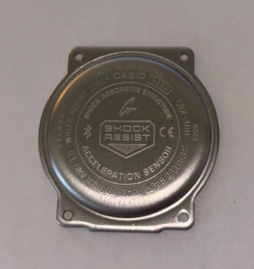 Casio GBX-100 Caseback, Pre-owned