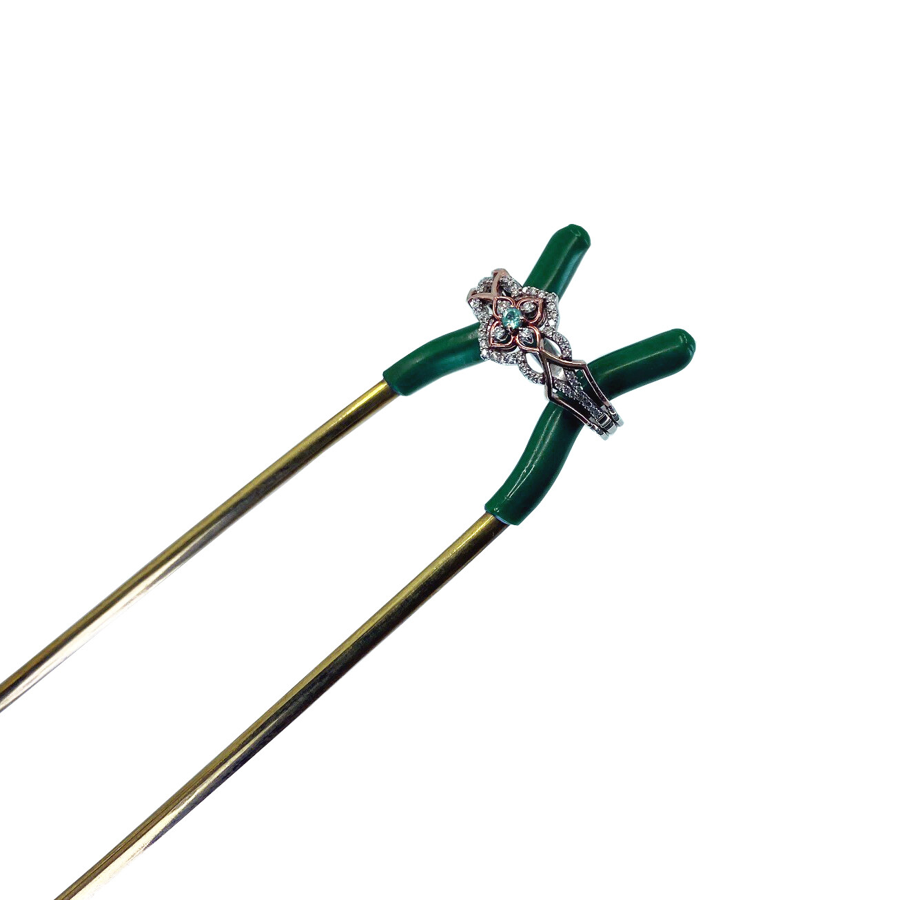 Tweezers Inside Ring Holder PVC Coated Tips Parts Holding Jewelry Steam Clean 9″