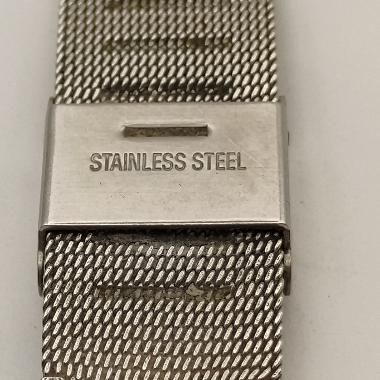 Lot Of 3 Vintage Ladies Stainless Steel Mesh Watches Needs Batteries