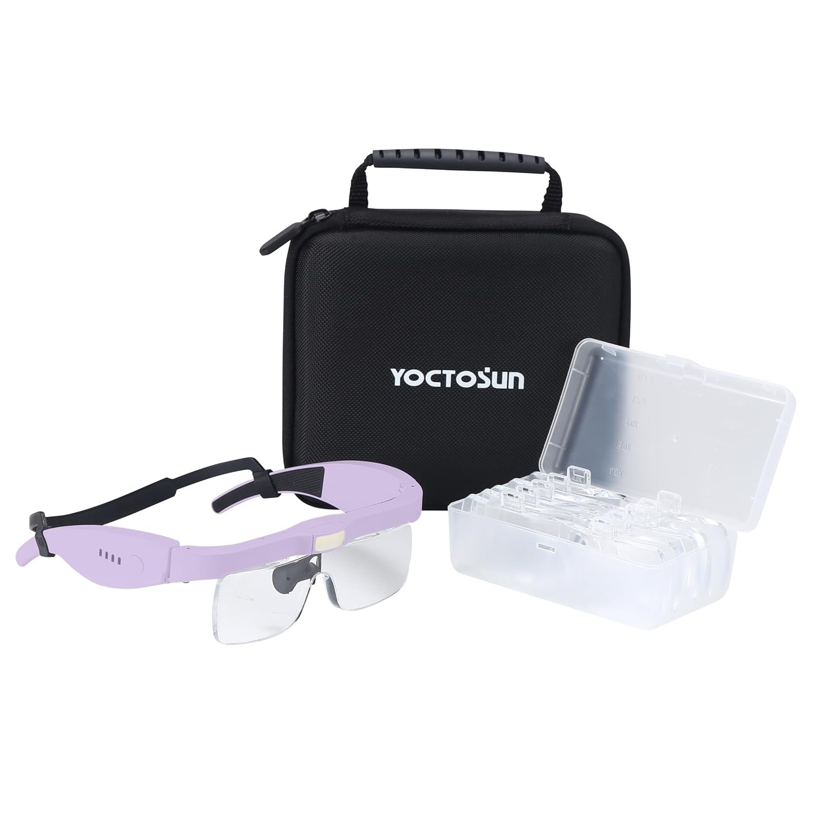 YOCTOSUN Magnifying Glass with Light, 0.75X-4.0X Magnifying Glasses, Rechargeabl