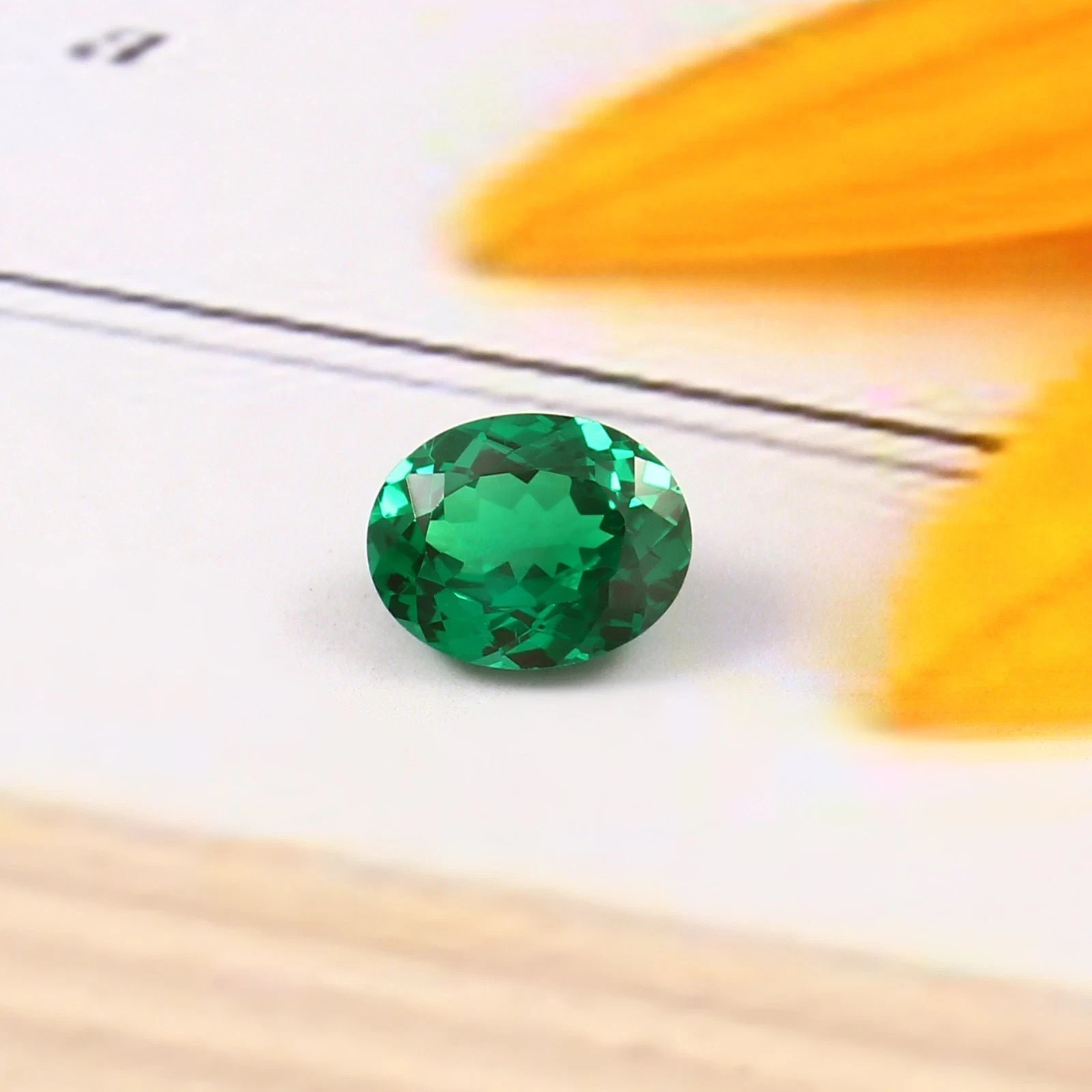 Natural 11 Ct Colombian Green Emerald Oval Cut AGL Certified Loose Gemstone