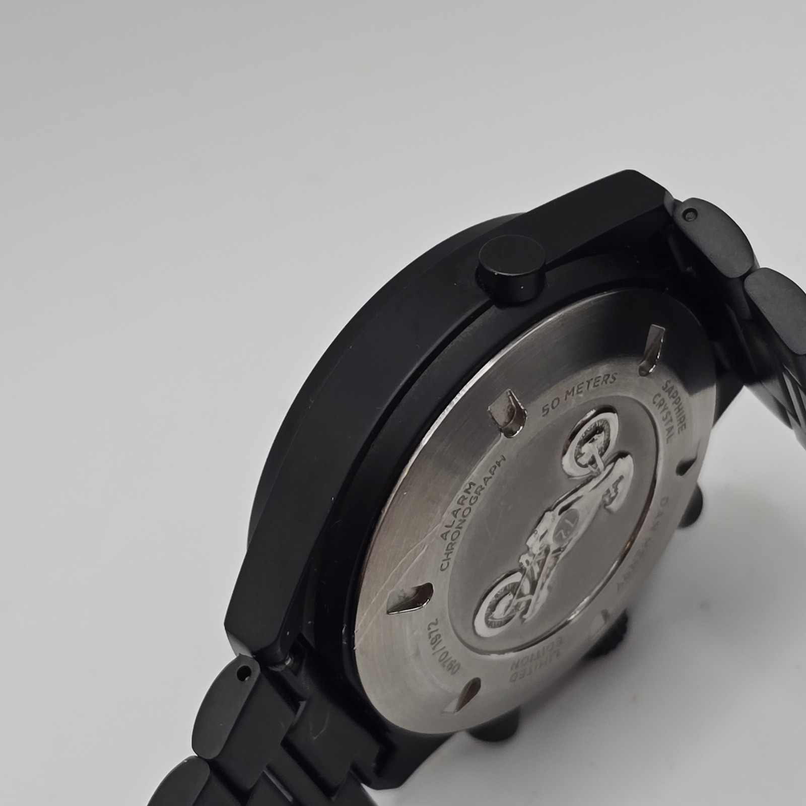 Dan Henry 1972 Maverick Alarm Chronograph Quartz Watch Black 41mm