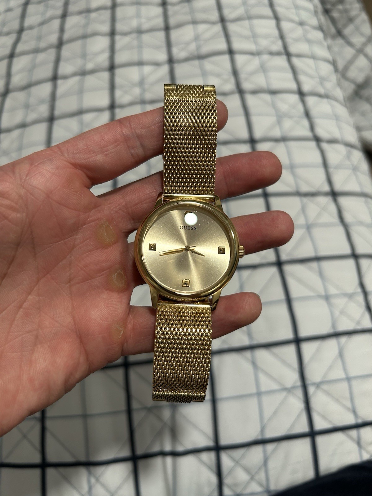 Men’s Gold Guess Watch Size Small