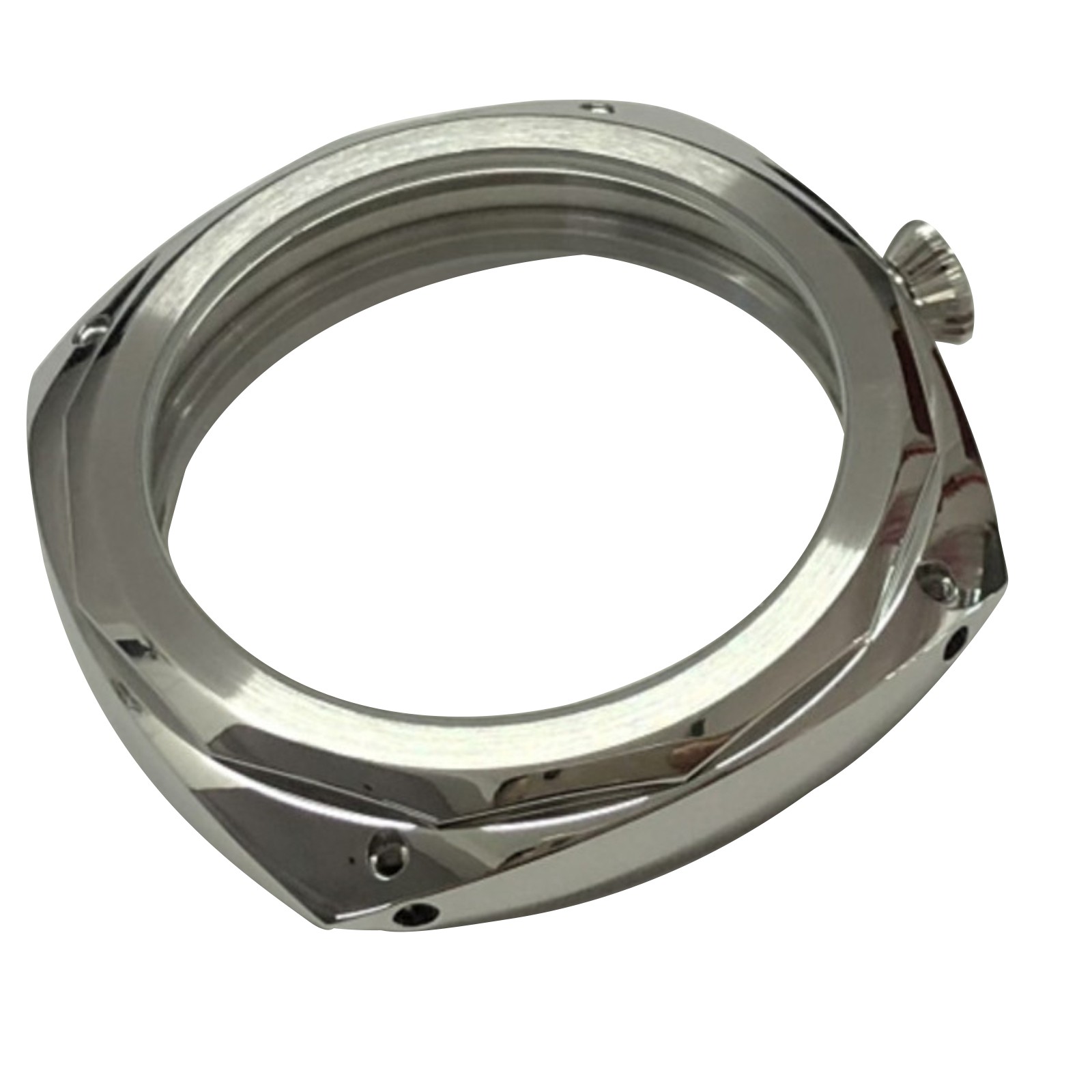 47mm Stainless Watch Case For ETA 6497 6498 For Seagull ST3600 3621 Movement