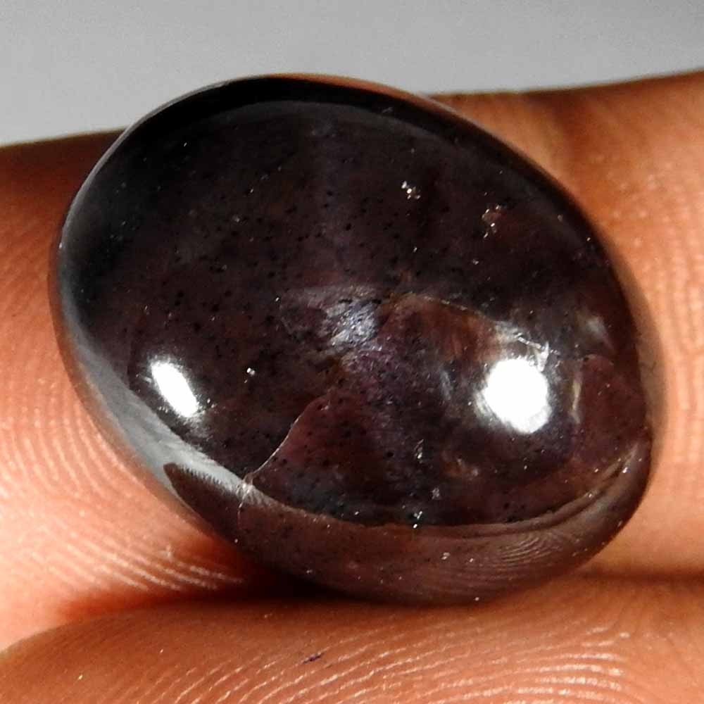 29.70 Cts Natural Star Garnet Four Rays Oval 19x14x7 Cab+ Loose Gemstone