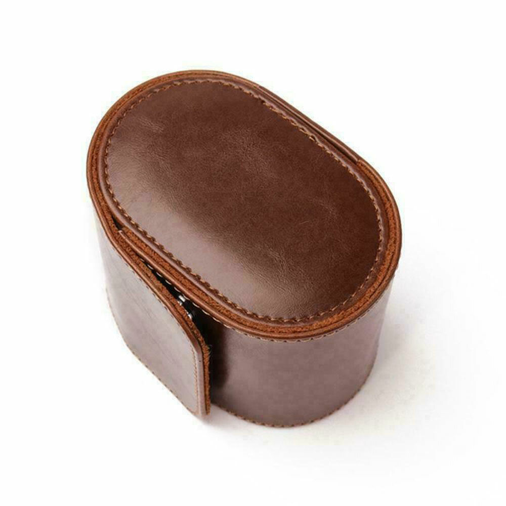 Single# Watch Roll Travel Case Leather Watch Storage Organizer Wristwatches Box