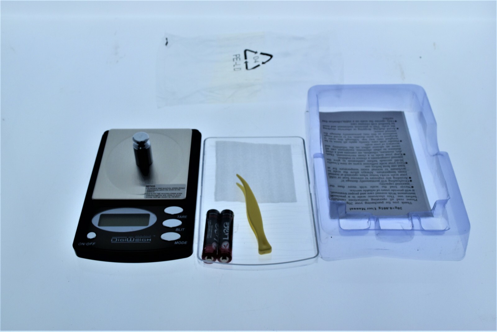 DigiWeigh Professional Electronic Pocket Scale 20/0.001 grams