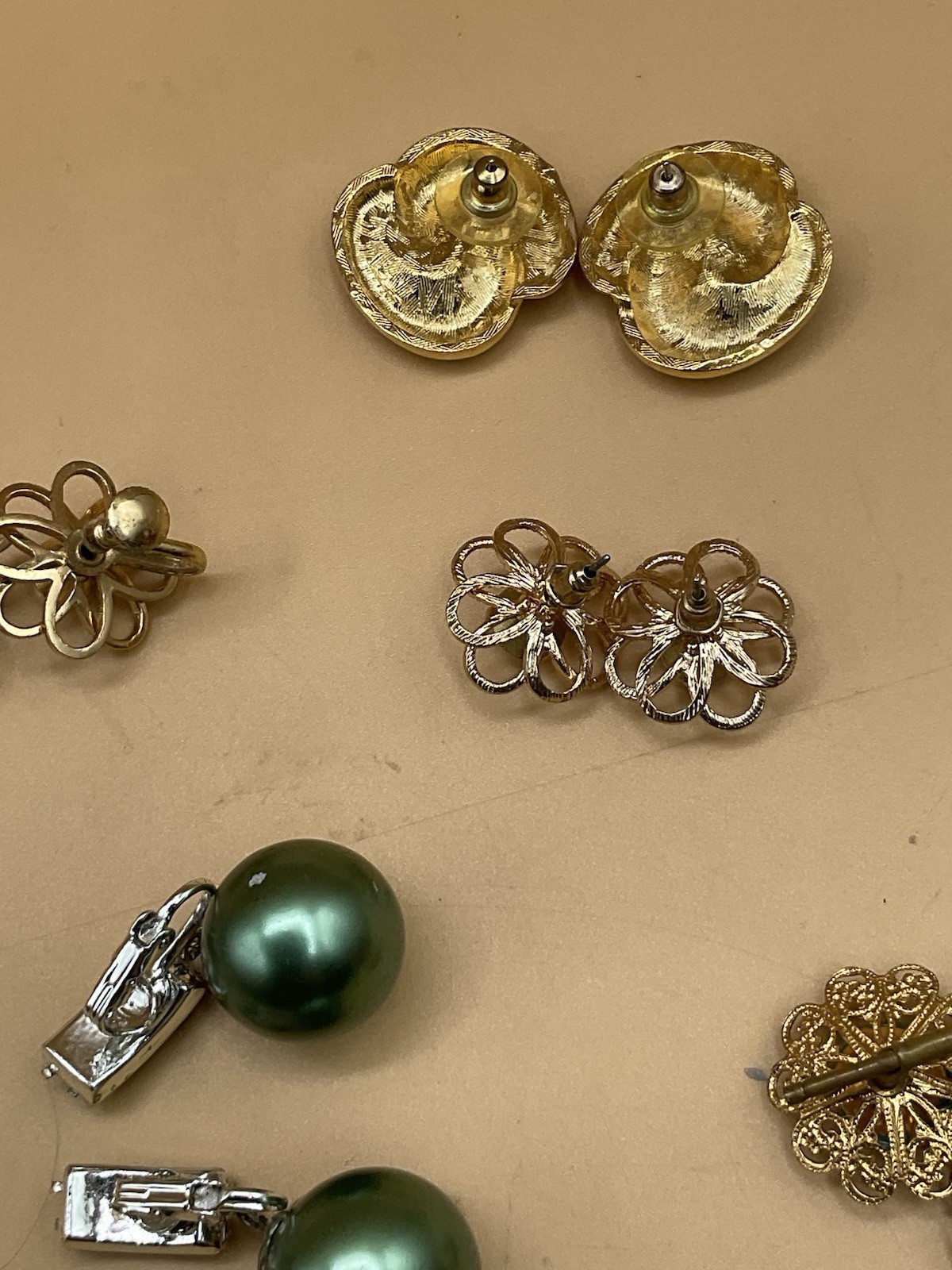 lot of 16 earring sets and 2 rings