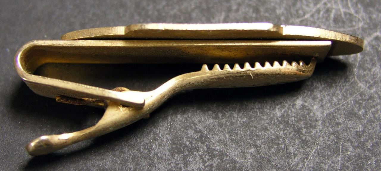 Vintage G.M.General Motors 1908-1958 Forward From Fifty Enameled Tie Clip