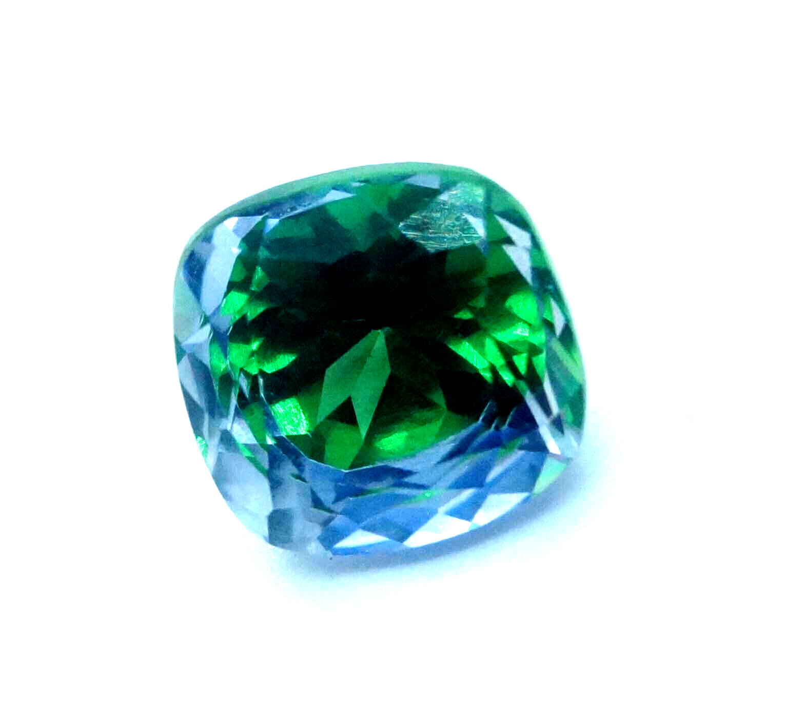 10.00 CT+ Natural Bi-Colour Pitambari Sapphire Cushion Certified Gemstone