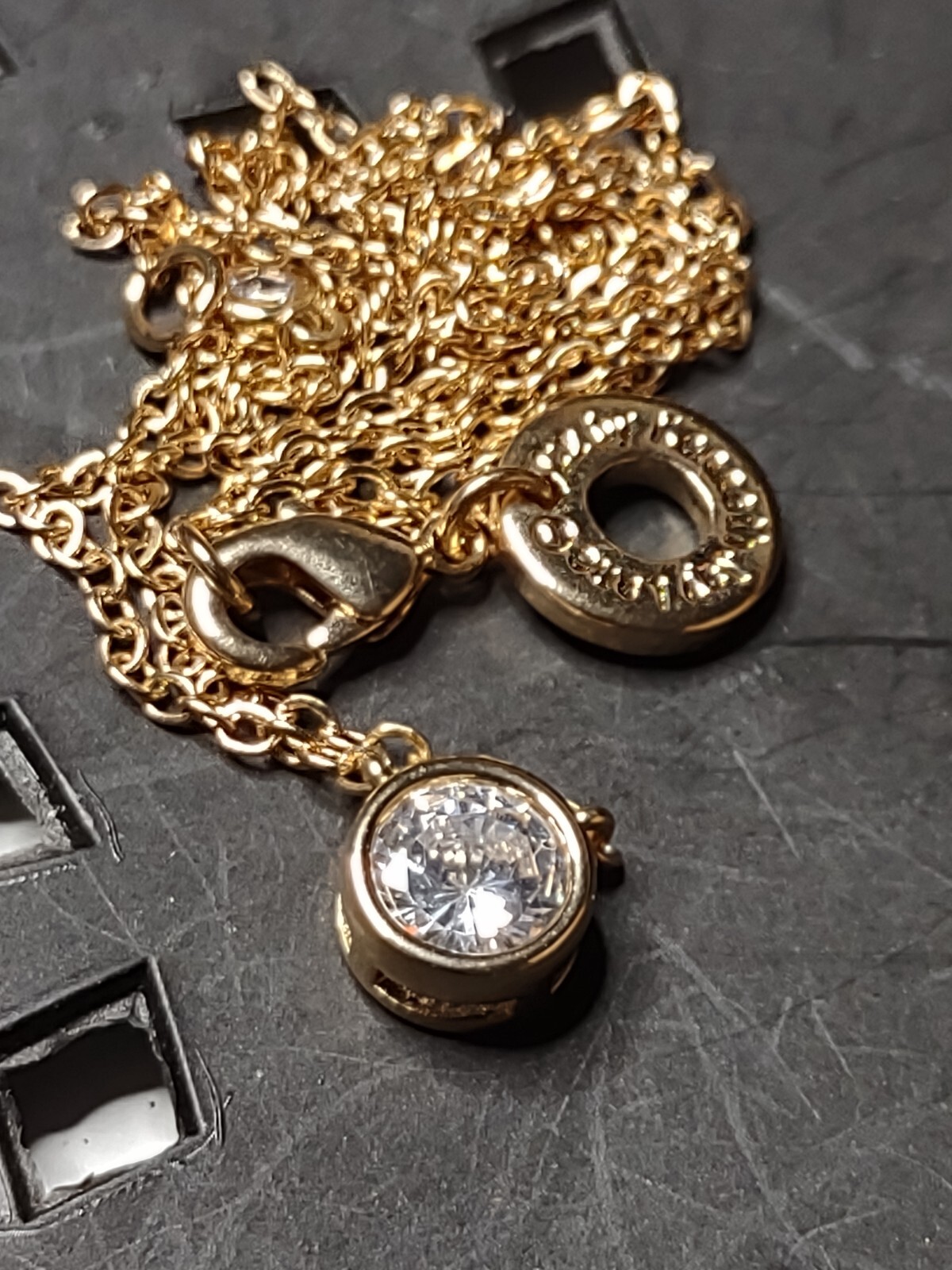 Kenneth Jay Lane Basic Small Round Pendant Necklace