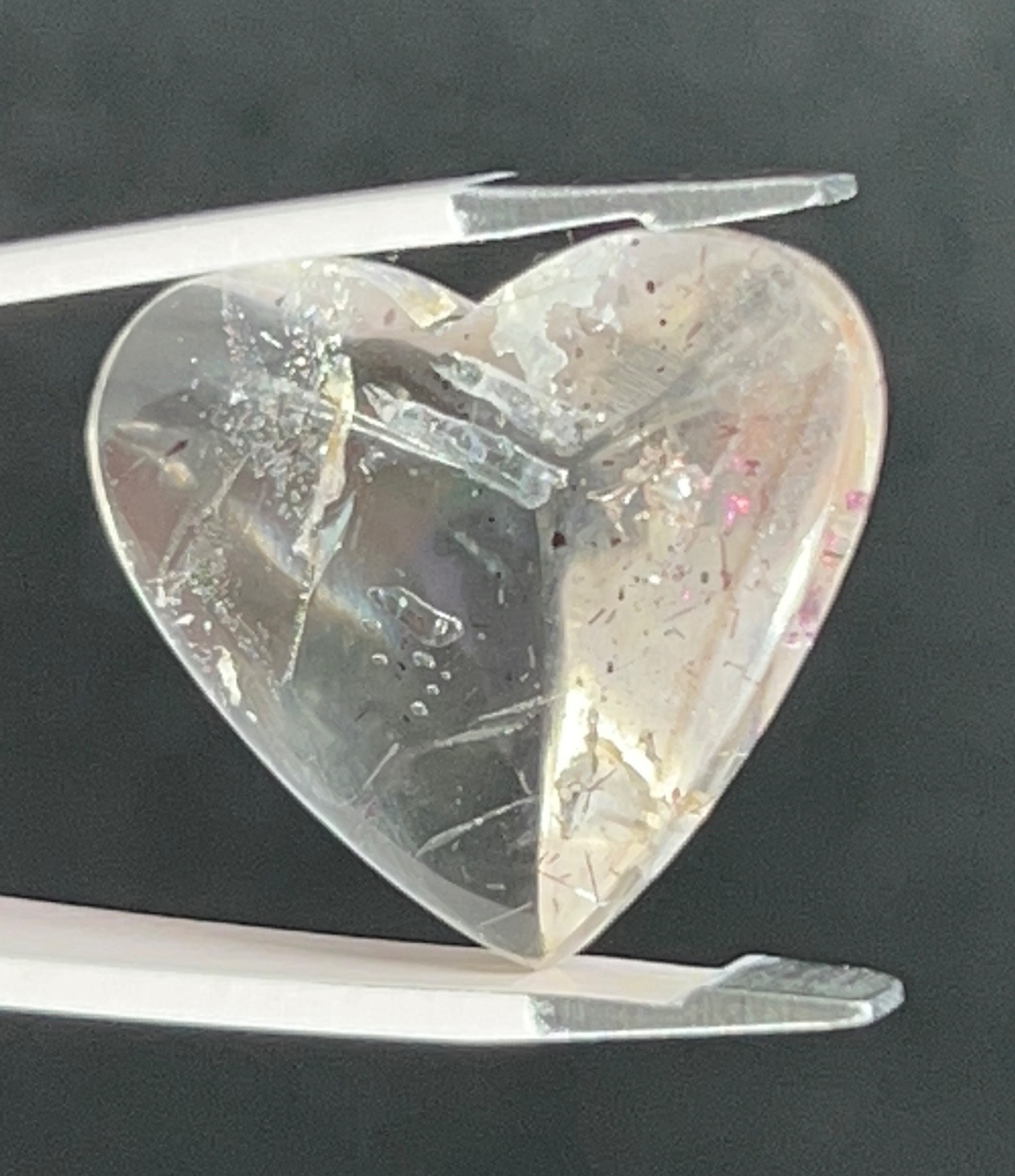 PFS-2 Pink Fire Quartz 10.40ct 20x16x7mm Brazil one mine worldwide