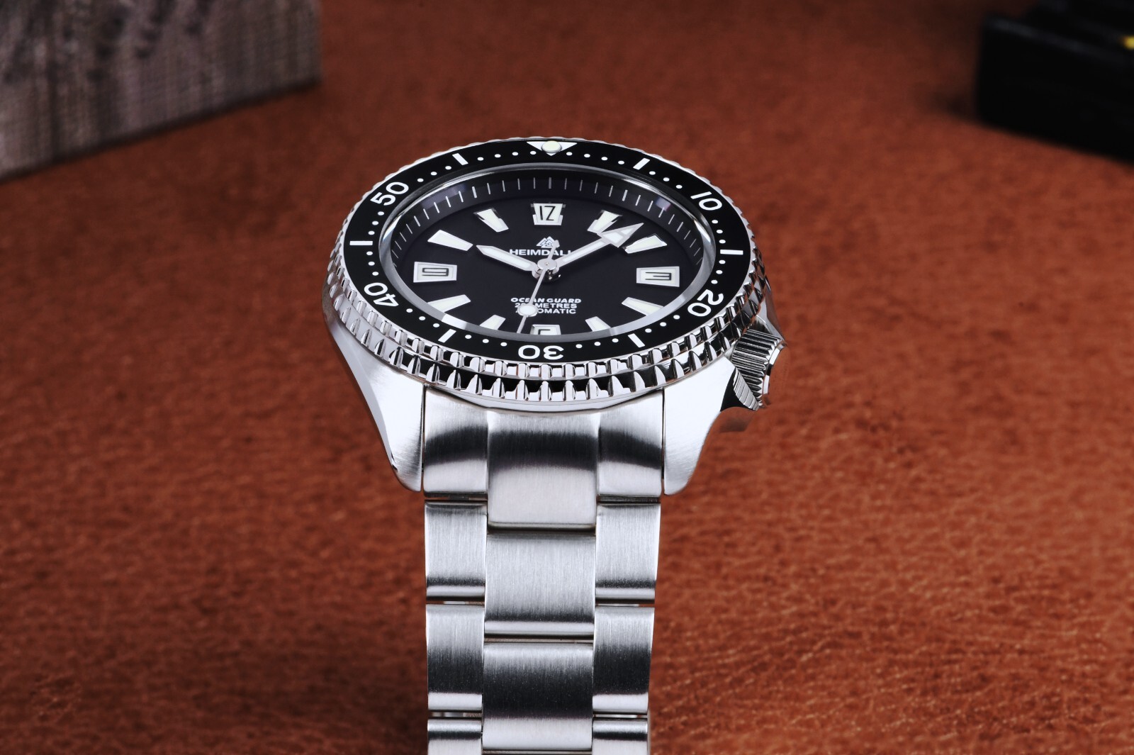 Heimdallr Sharkey H6-80C NH35A Diver 200M 660FT Automatic Watch 316L 41mm C3 SKX