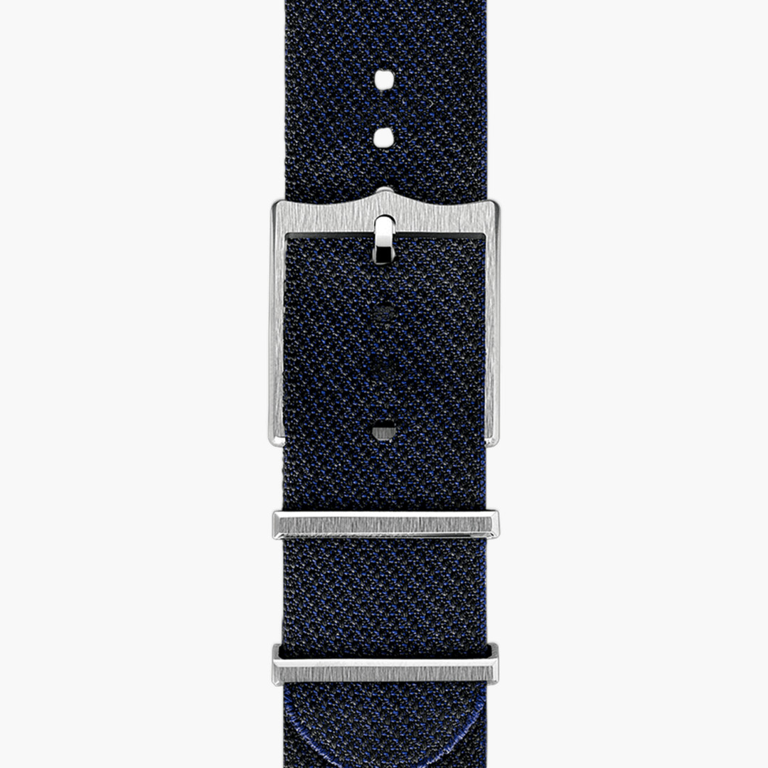 Tudor Black Bay 22mm Navy Blue Fabric strap with Stainless steel Buckle M79230B