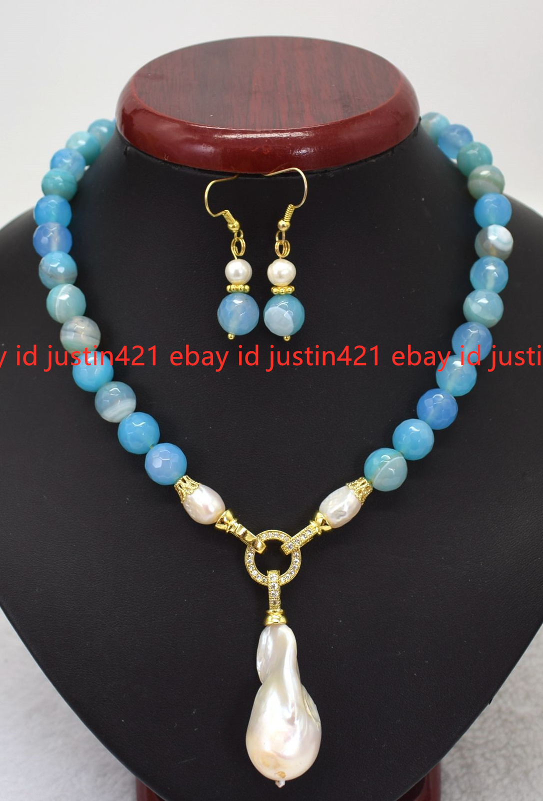 6/8/10/12mm Faceted Beads White Keshi Baroque Pearl Pendant Necklace Earrings