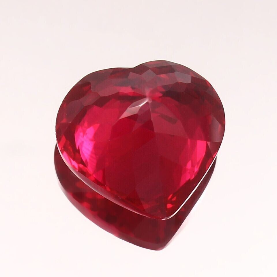 120 Ct Natural Certified BURMA Pigeon Blood Red Ruby Unheated Loose Gemstone