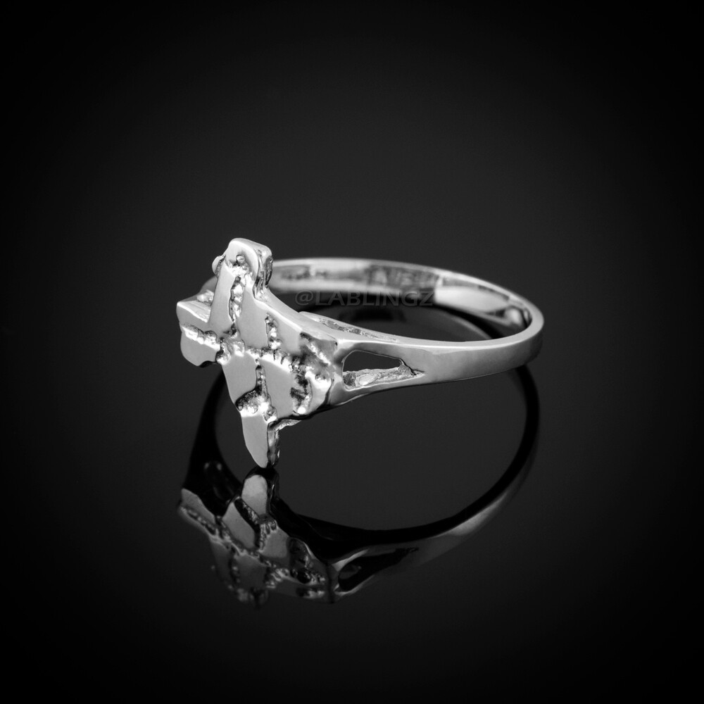 Sterling Silver Texas Nugget Ring