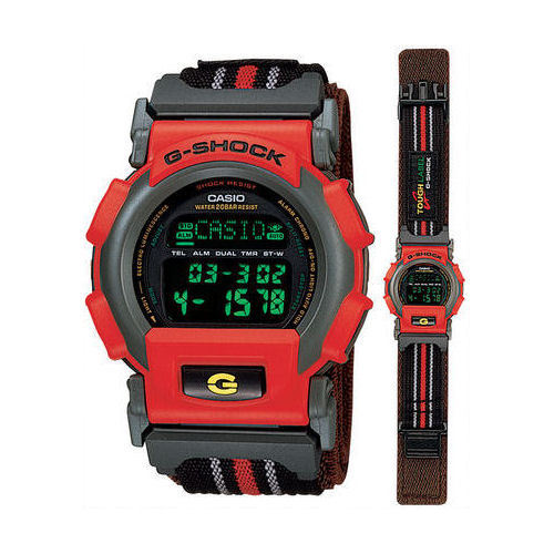 MINT RARE ’97 Casio G-Shock NEXAX REGGAE DW003R-4 Red Digital Watch