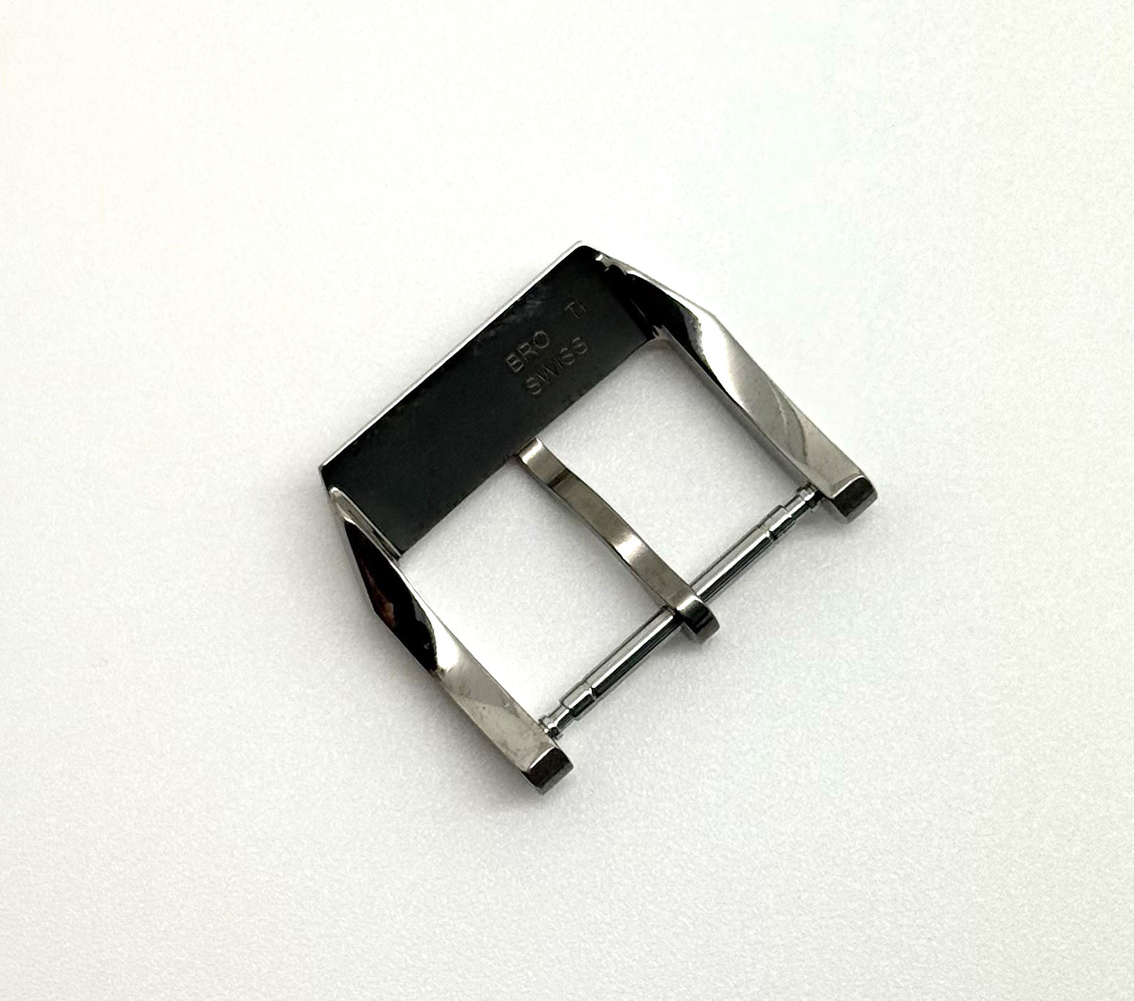 IWC 18mm Titanium Brushed Tang Pin Buckle Clasp Authentic OEM
