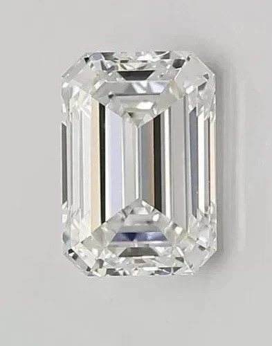 Lab Grown Certified CVD Loose Diamond 3.03 Ct H VS1 Clarity Emerald Cut STONE