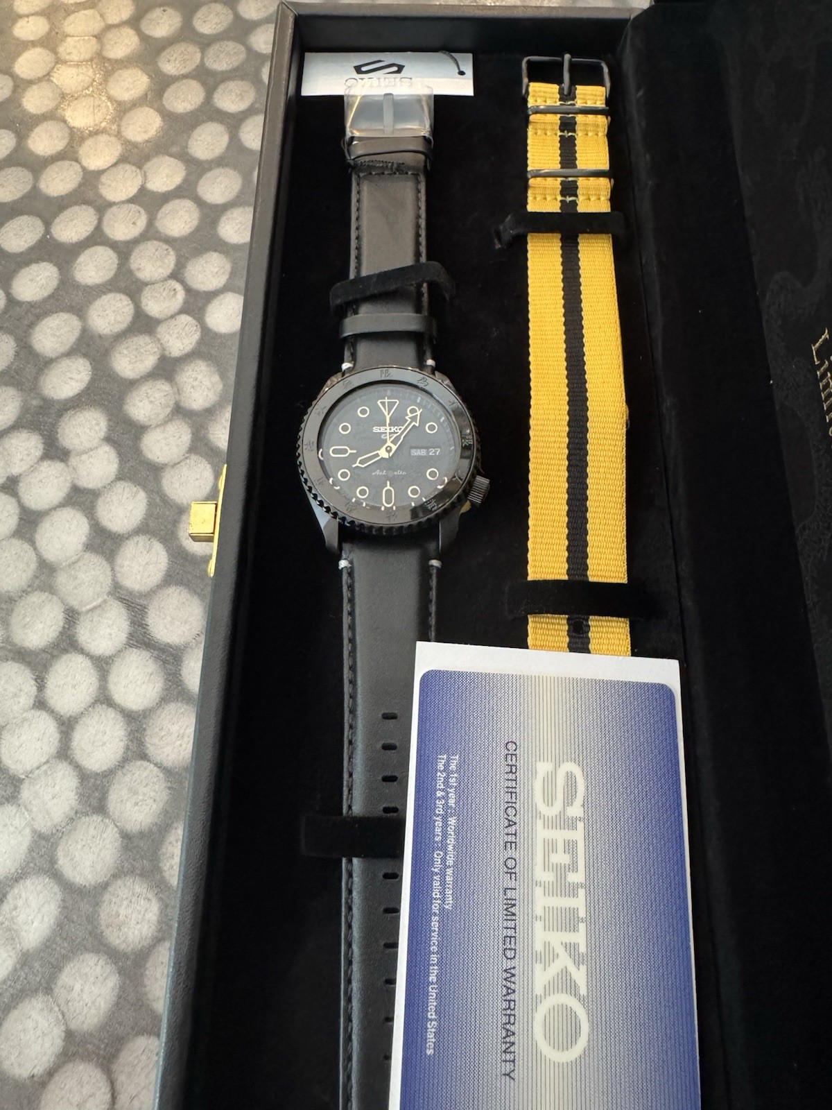 SEIKO 5 Sports Watch SRPK39 Bruce Lee Limited Edition 1238. Never Worn