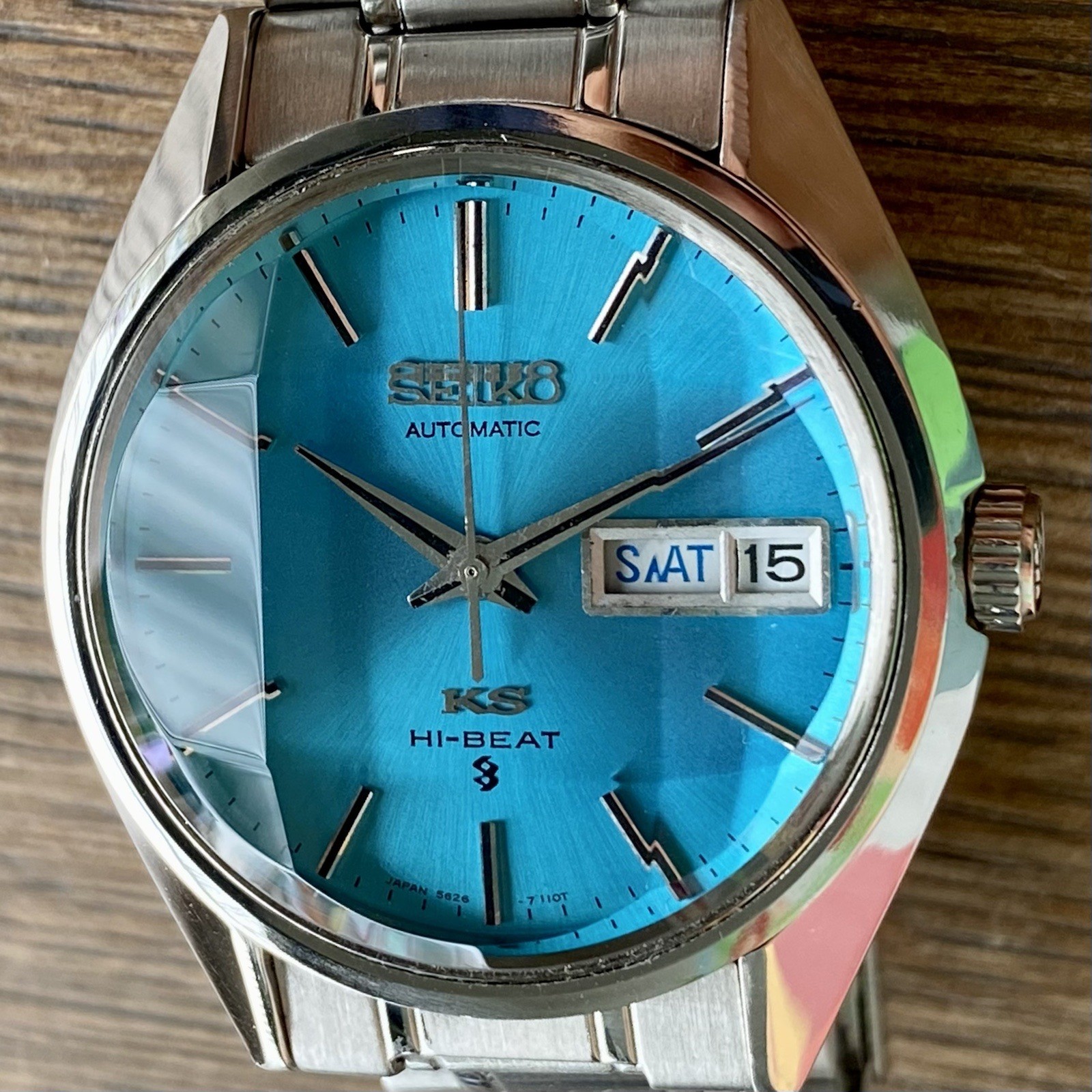 Rare King Seiko Grammar Of Design w/ Caseback – Vintage 73 KS 5626-7113 Serviced