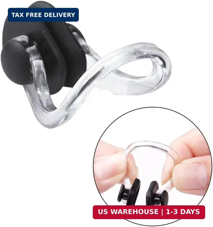 Linwnil 10Pcs Nose Clip for Swimming Nose Plugs for Kids and Adults Multi-Color