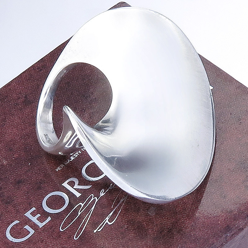 Georg Jensen Ring Sterling Silver Box Papers
