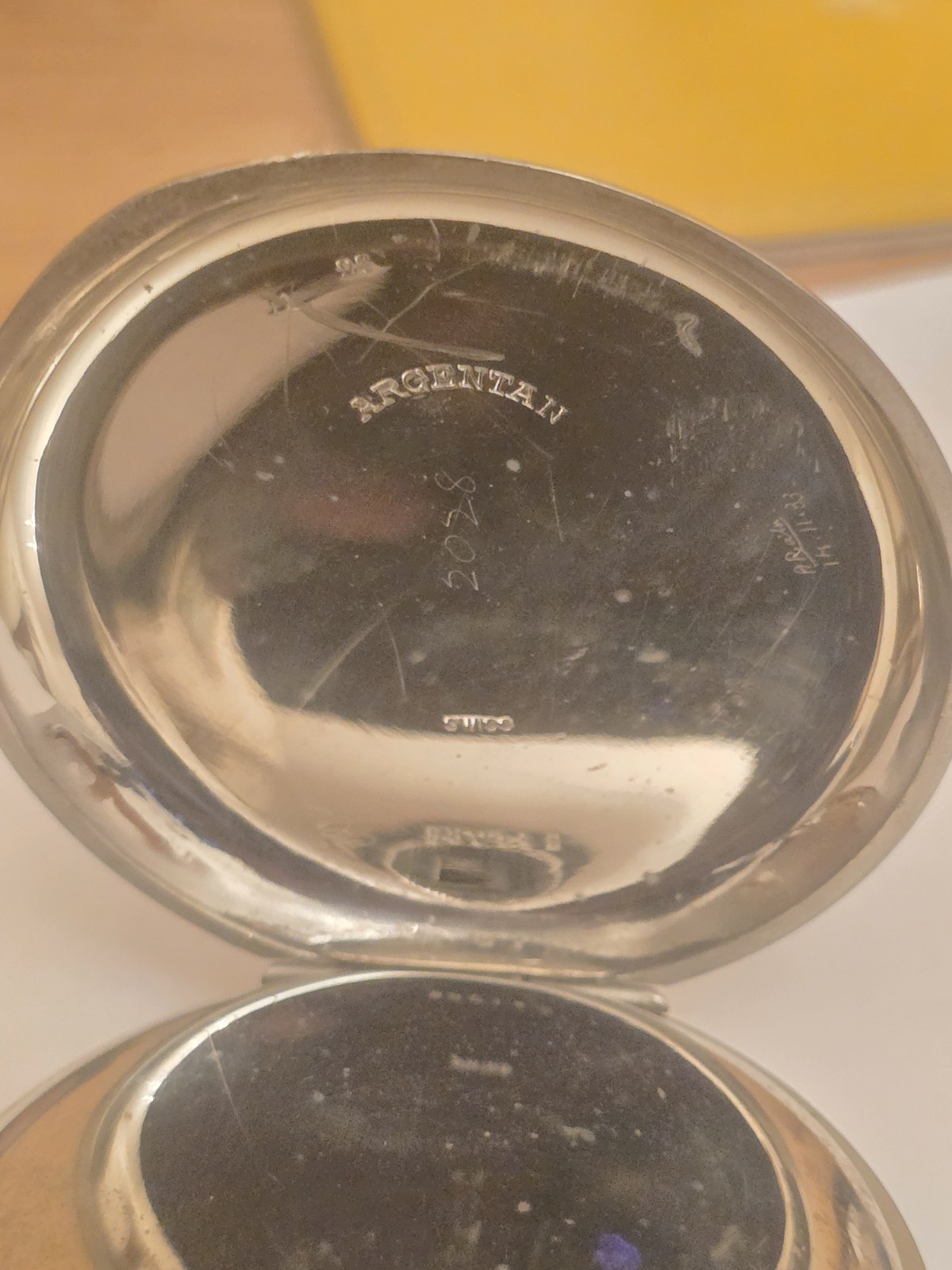 Rare Vintage mappin webb London 8 Days Pocket watch Large 60 MM