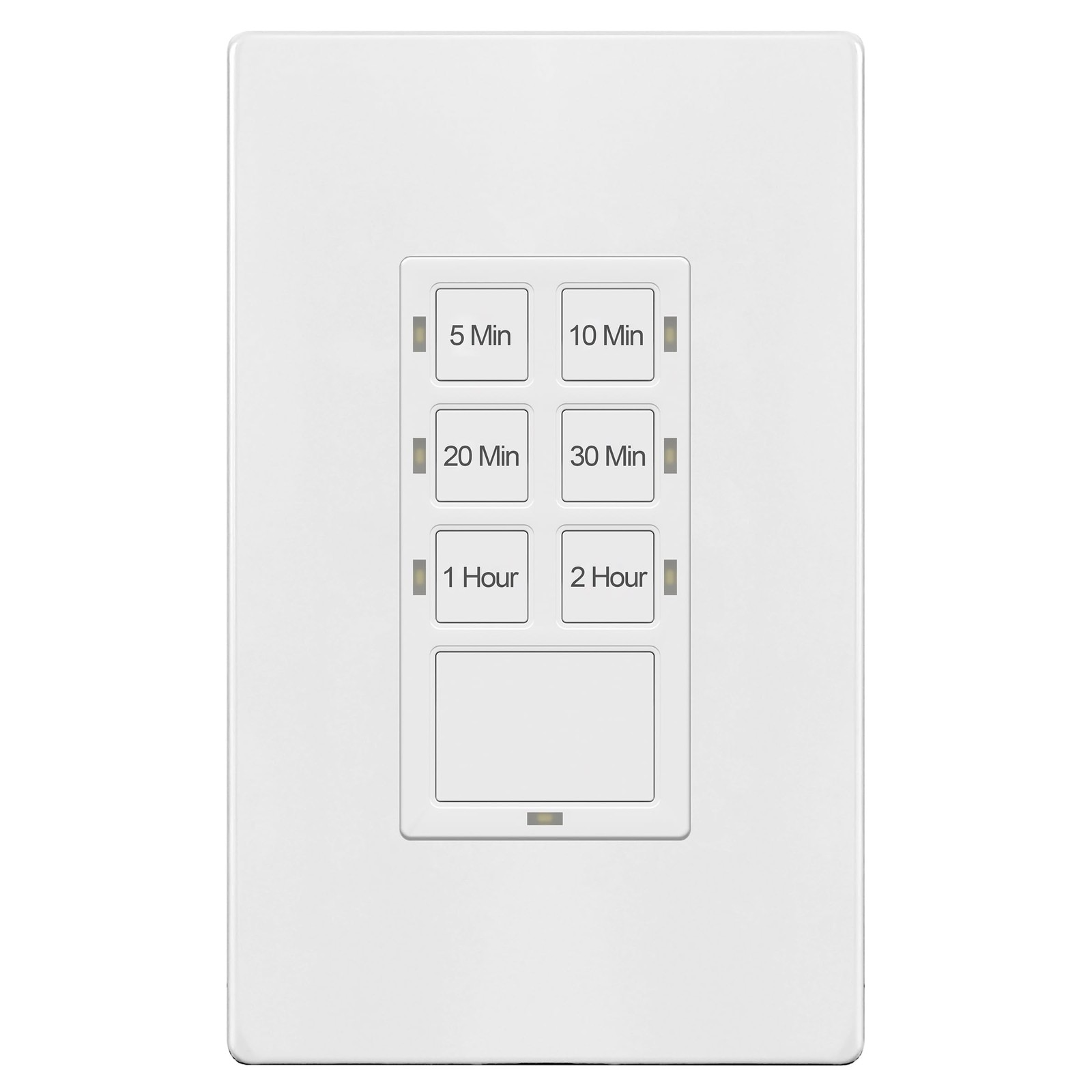 TG 2-Hour Countdown Timer Switch, 5-10-20-30 Min, 1-2 Hr, for Bathroom Fans, …