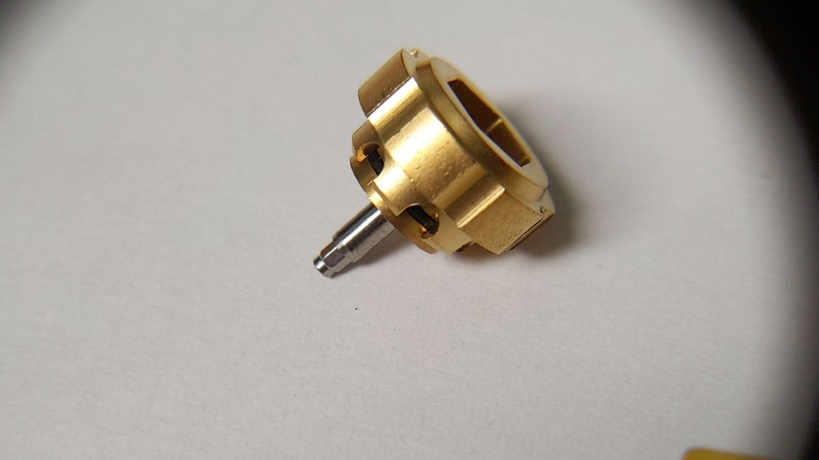 Invicta Crown S/S Gold/Yellow 10.8mm – 11mm with engraved logo screwdown w tube