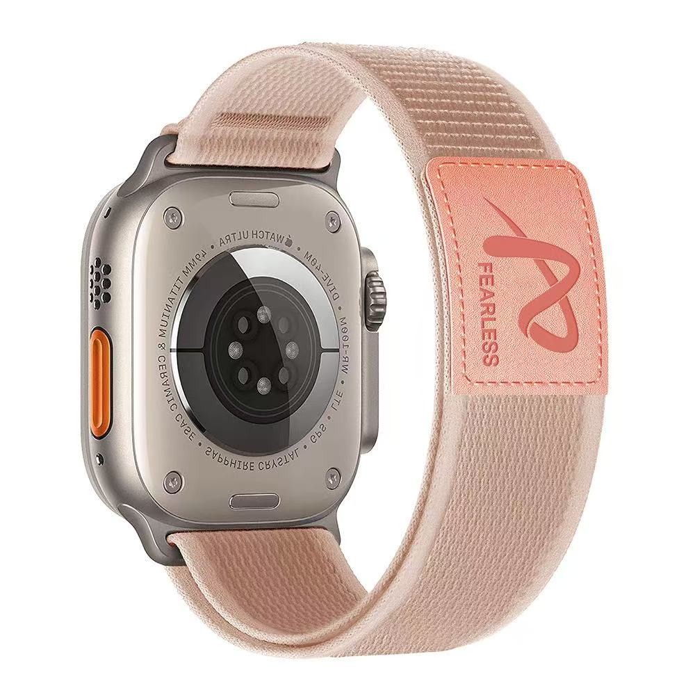 Suitable for Apple Watch S1-11/Ultra/SE – Leather Nylon Strap