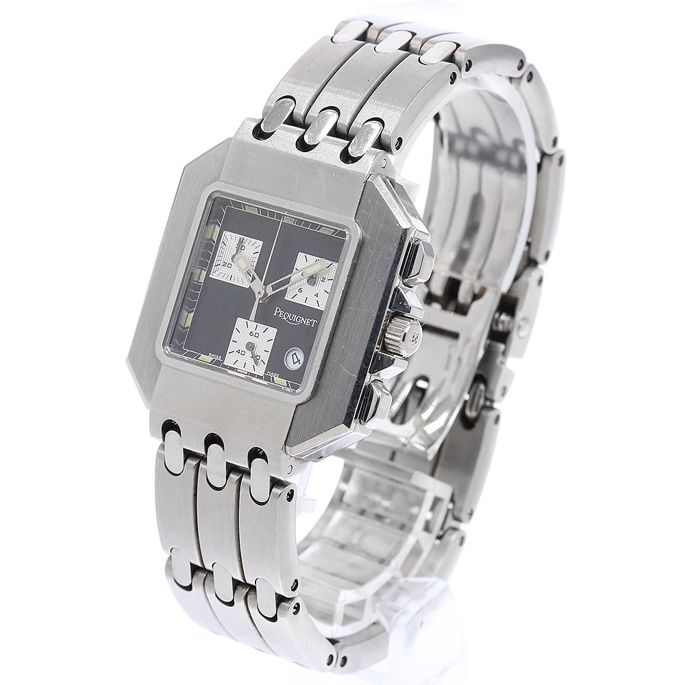Pequignet Moorea Square 1315443 Chronograph black Dial Quartz Men’s Watch_962768