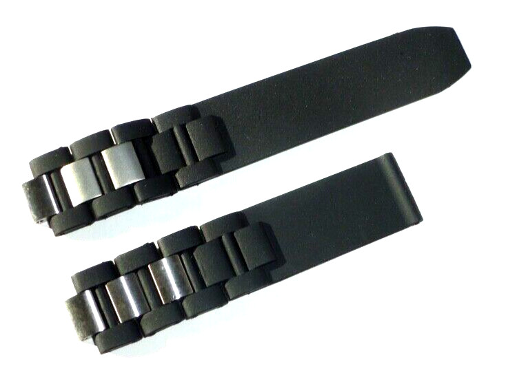 20mm Silicon Rubber Band Strap replacement Cartier 21 Chronoscaph Autoscaph