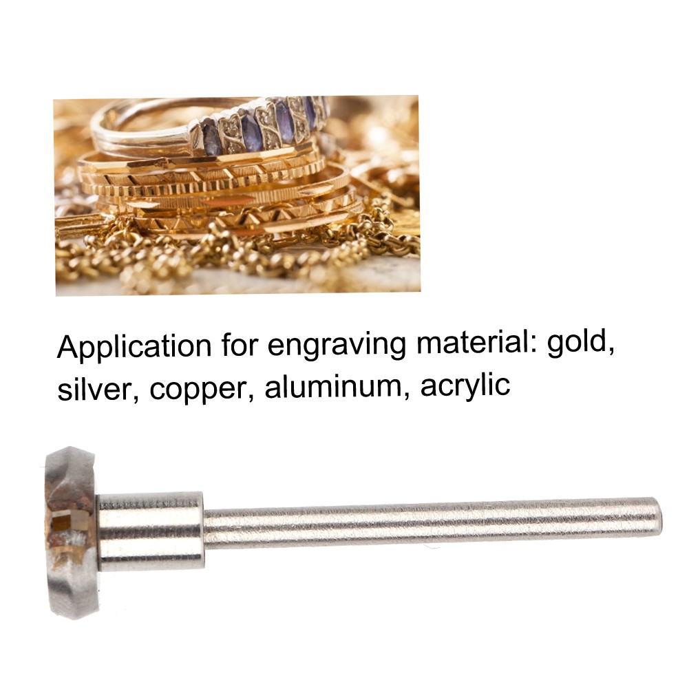 ¸Diamond Cut Flywheel Shank Jewelry Cutting Engraving Making Accessory (150De