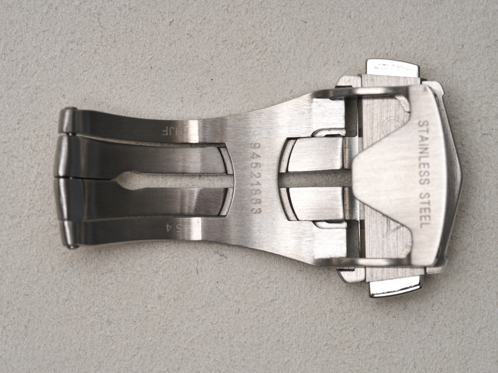 Omega 18mm Fold Over Push Button Deployment Buckle OM94521883