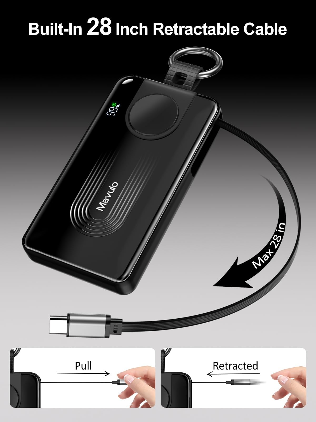 Mavulo Portable Charger for Samsung Galaxy Watch,10000mAh 3 in 1 Power Bank |…