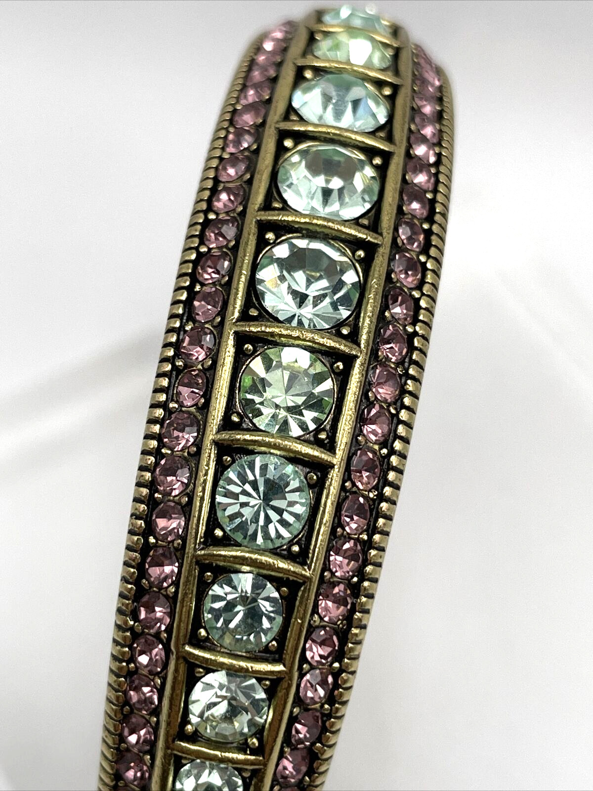 HEIDI DAUS “Everyday Elegance” Crystal Bracelet 2 Piece Set – Chrysolite – NIB