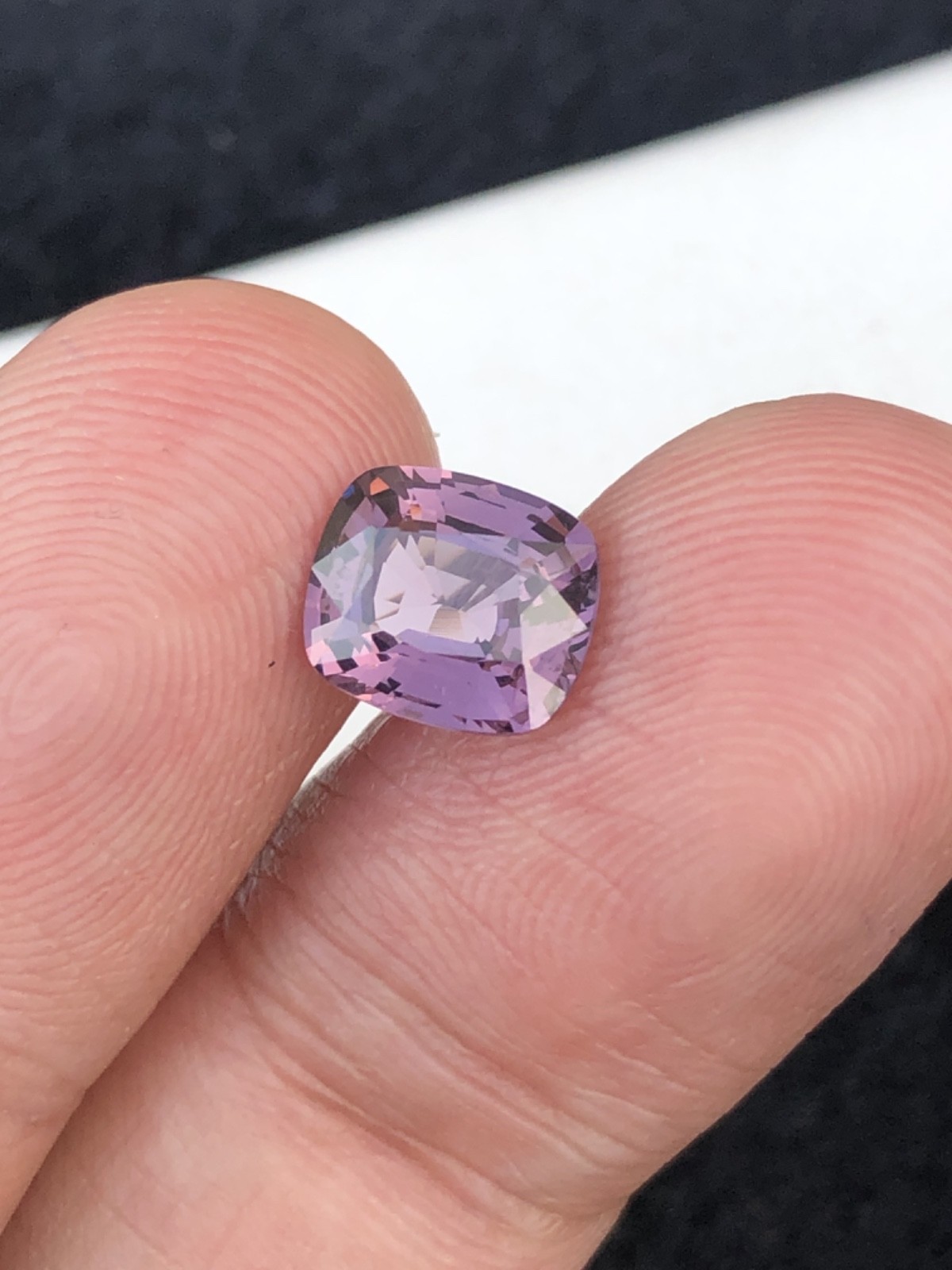 Natural Burmese Spinel 2.13 Ct Cushion Cut Purplish Pink Untreated Loose Gem
