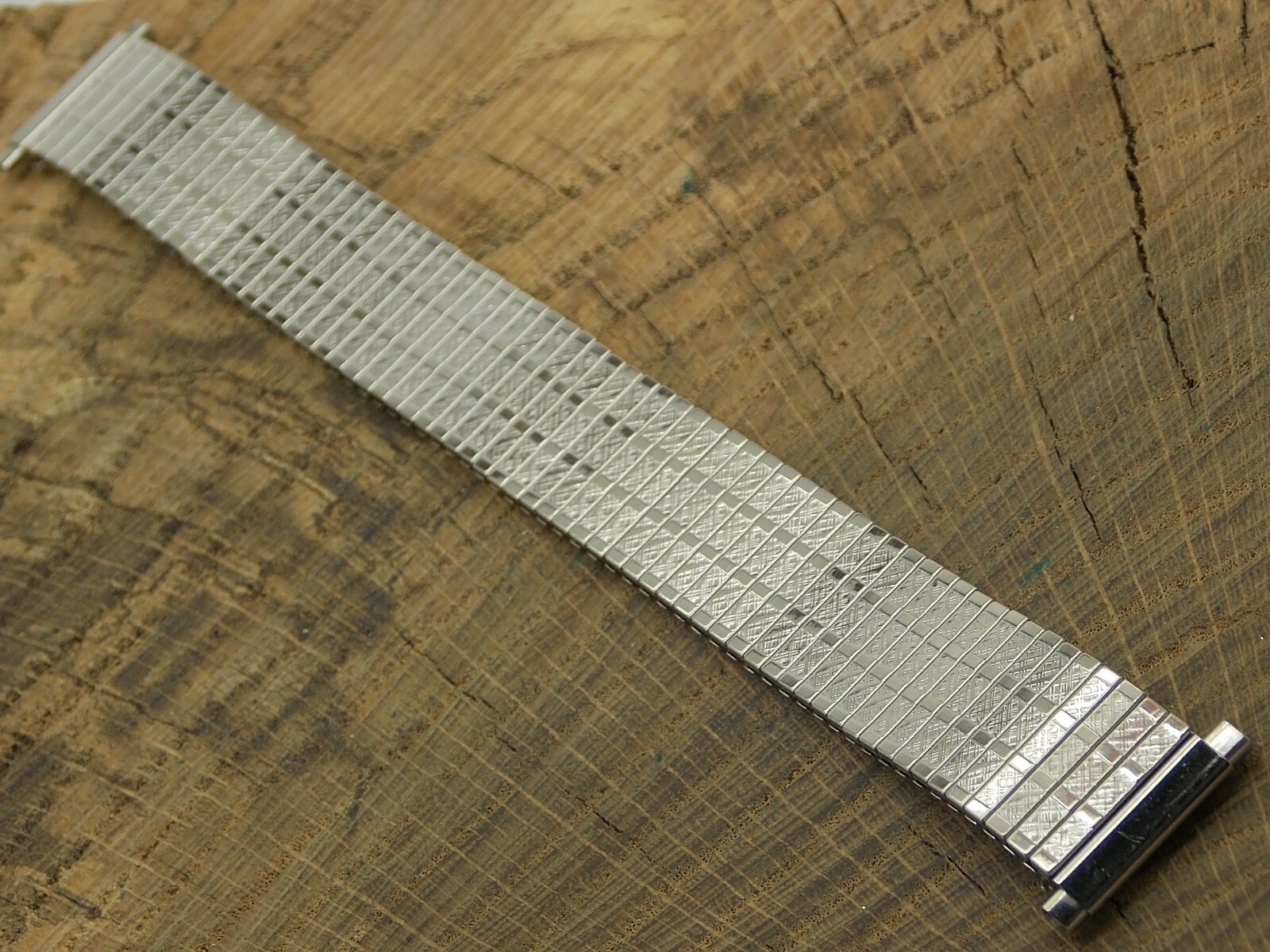 NOS Vintage Expansion Stainless Steel JB Champion Watch Band 17.5mm-21mm Unused