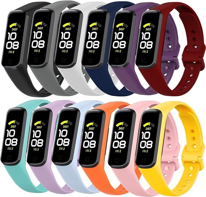 Watch Strap Band For Samsung Galaxy Fit 2 SM-R220 Soft Silicone Sports