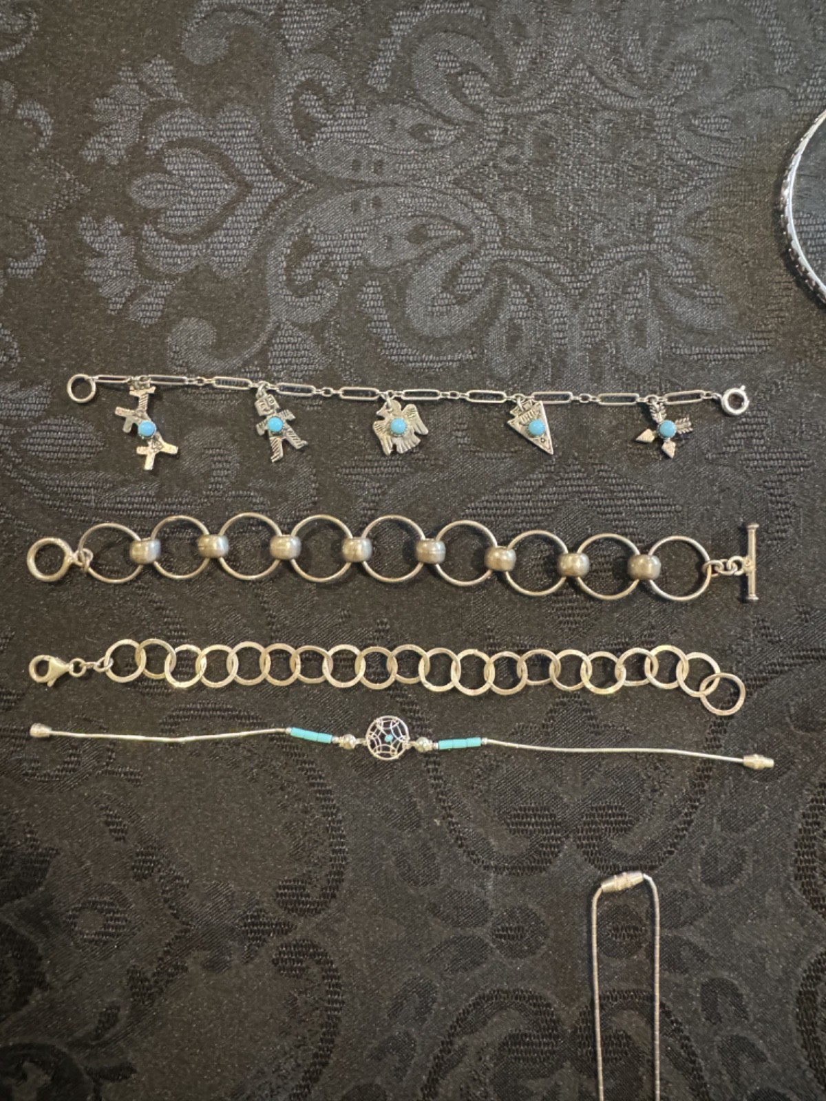 27 Piece Lot of South Western Vintage to Modern Jewelry (Mexico .925)
