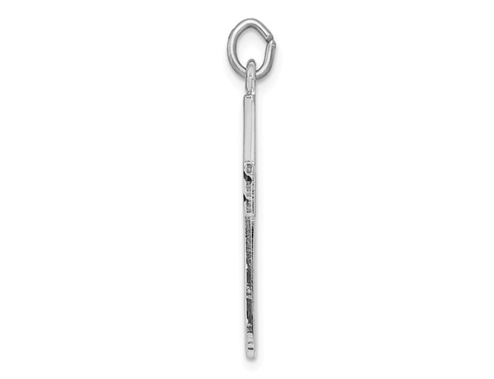 Enameled Pendant in Sterling Silver with Chain