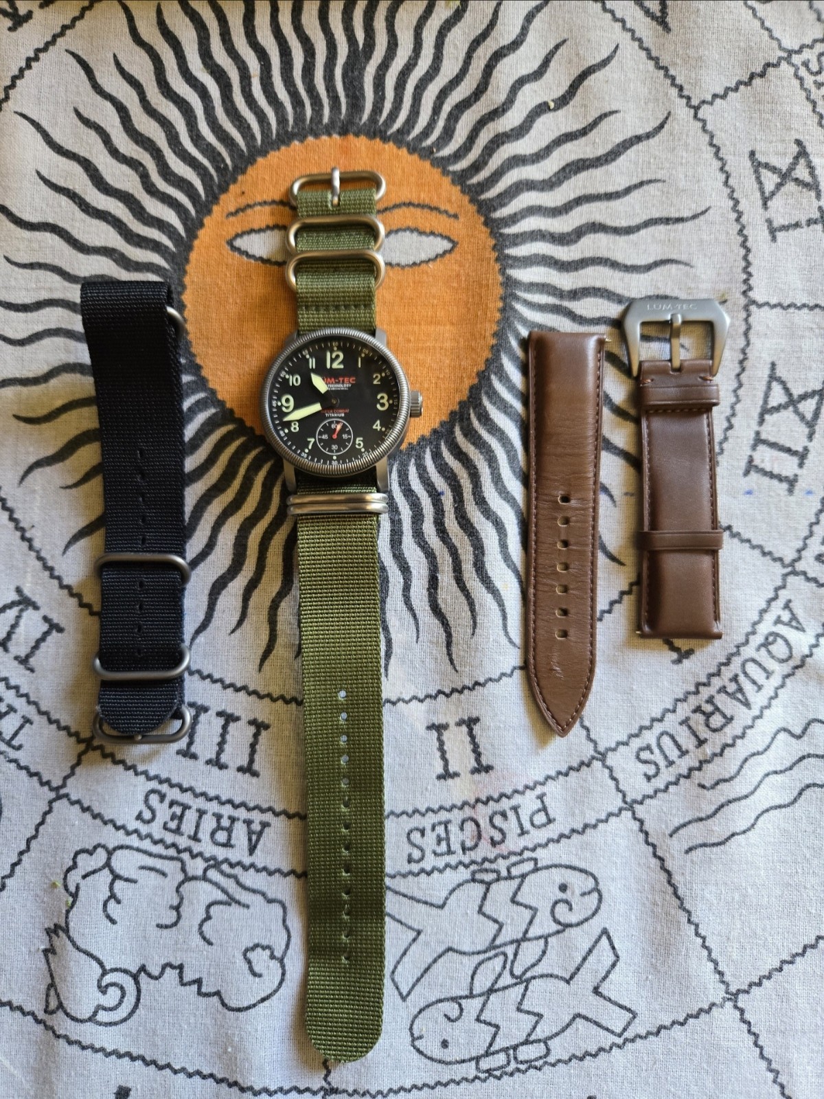Lum-Tec B2 Super Combat Watch with Handwind and Titanium Case