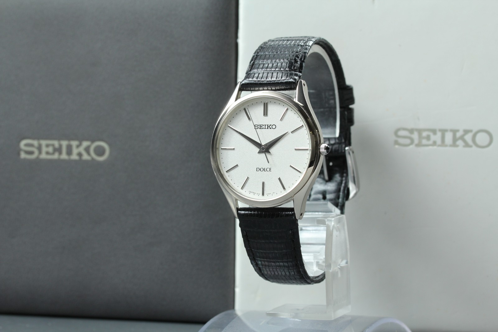 [MINT w/Box] SEIKO Dolce 8J41-0AJ0 Silver Quartz Men’s Vintage Watch From Japan