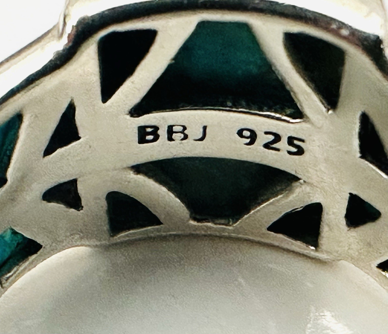 Southwest STYLE Turquoise Ring Sterling Silver 925 Signed Designer