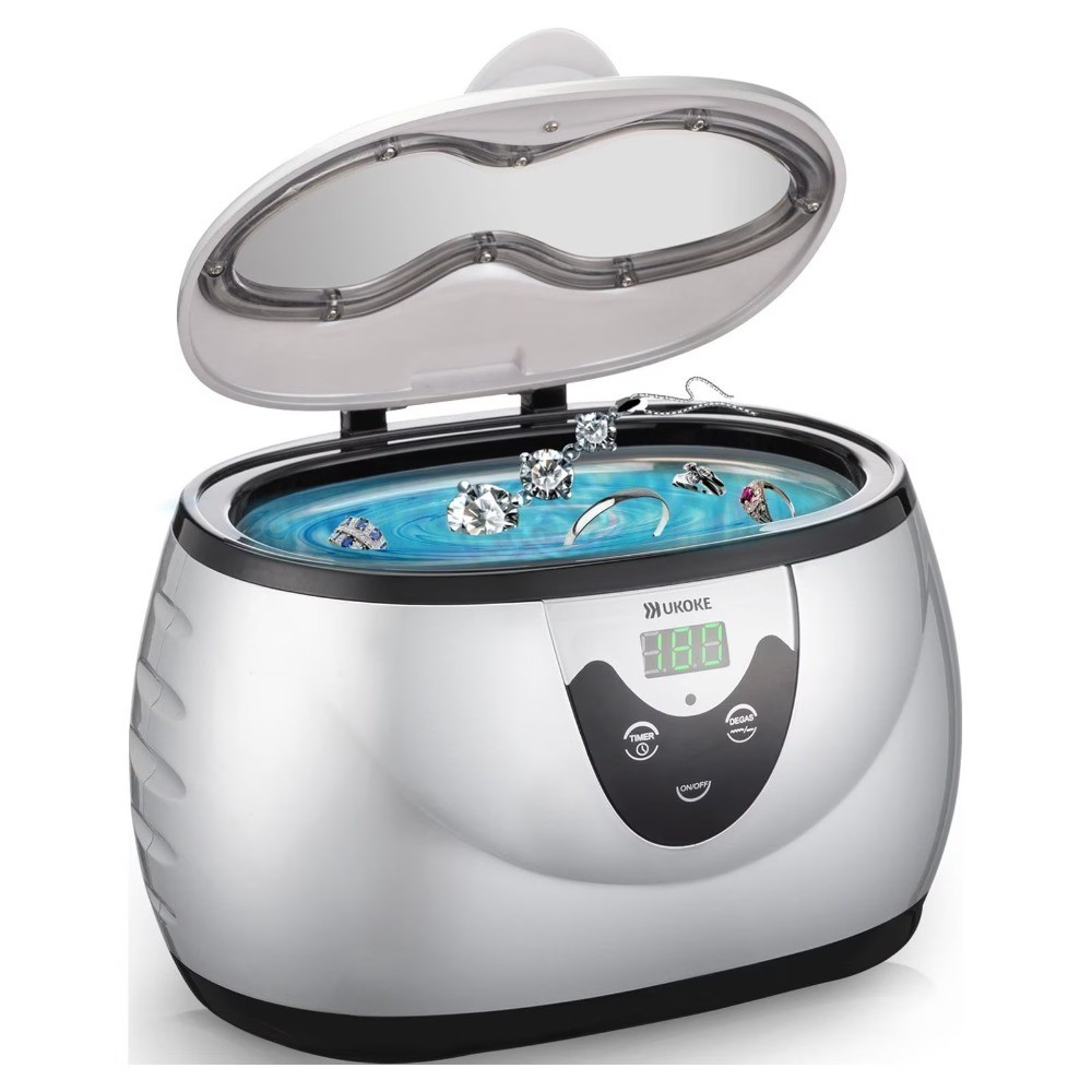 Ultrasonic Cleaner Machine for Jewelry Eyeglasses Rings Watches and Small Parts